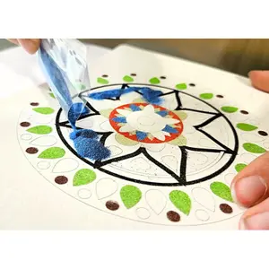 Aktivitäten kreative bunte Sand Alexander Toys Mandala 2 image-2