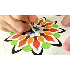 Aktivitäten kreative bunte Sand Alexander Toys Mandala 3 image-2
