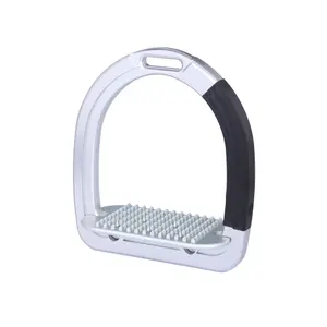 Estribos de seguridad de aluminio para suelos planos con puntas para niños. Alfa Jump Safety2 image-0