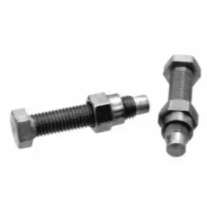 Adjustable screw with shoulder nut Algi M5x0.80 (x25) image-0