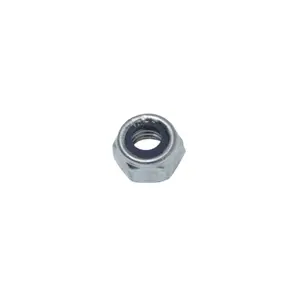 Box of 100 hexagonal locknuts Algi Nylstop 813000