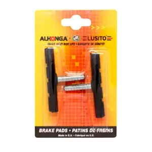 Par de suportes de calços de travão com eixos simétricos Alhonga image-1