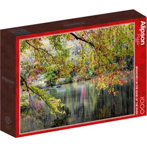 1000-piece puzzle Alipson Puzzle Point D Eau Et Arbre image-0