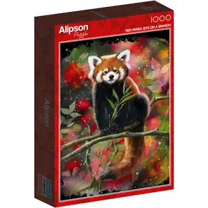 1000-piece puzzle Alipson Puzzle Panda Roux image-1