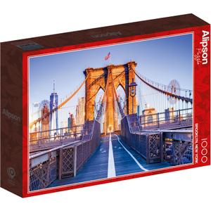a2402359-1000-piece-puzzle-alipson-puzzle-pont-de-brooklyn-blue-brown-33-5x23-2x4-6-cm