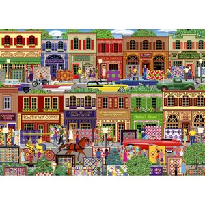 1000-piece puzzle Alipson Puzzle Batiments Colores image-1