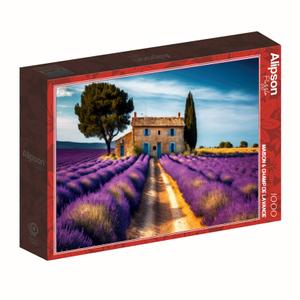 a2403073-1000-piece-puzzle-alipson-puzzle-maison-champs-lavande-blue-violet-brown-33-5x23-2x4-6-cm