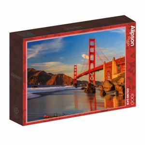 a2403075-1000-piece-puzzle-alipson-puzzle-golden-gate-multicolour-33-5x23-2x4-6-cm