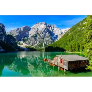 1500 piece puzzle Alipson Puzzle Lac De Braies image-1