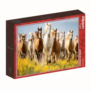 Puzzle de 1000 pièces Alipson Puzzle Course De Chevaux image-0