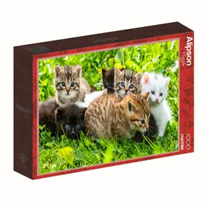 1000-piece puzzle Alipson Puzzle Groupe De Chatons