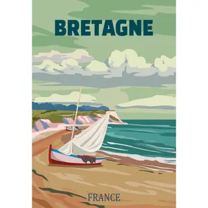 500 stukjes puzzel Alipson Puzzle Bretagne Vintage image-1