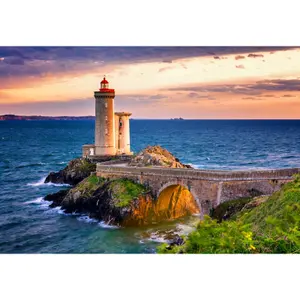 1000-piece puzzle Alipson Puzzle Phare Minou Bretagne image-1
