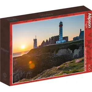 500 piece puzzle Alipson Puzzle Pointe De St Mathieu image-0
