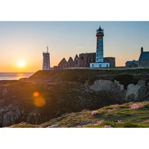 500 piece puzzle Alipson Puzzle Pointe De St Mathieu image-1