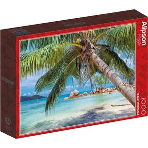 a2402364-1000-piece-puzzle-alize-plage-tropicale-green-beige-33-5x23-2x4-6-cm