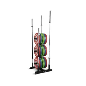 Rack de musculation avec 4 barres AllFreeWeight AFW Basic image-0