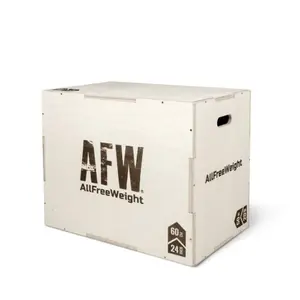 Accessoire de pliométrie AllFreeWeight Cajon Madera image-0