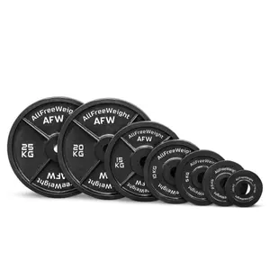 Weightlifting plate in steel AllFreeWeight image-0