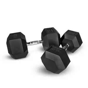 Hexagonale dumbbells AllFreeWeight AFW image-0