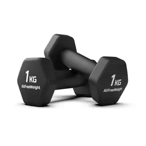 Haltère néoprène AllFreeWeight Amity Hex AFW image-1