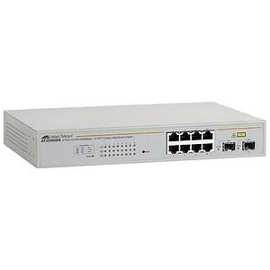 Commutateur intelligent web 8 ports avec 2 baies SFP Allied Telesis 10/100/1000TX