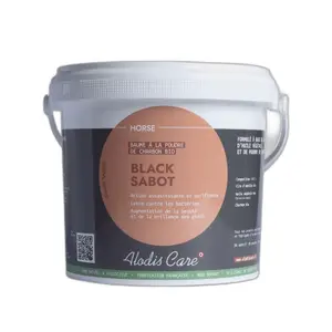 Schwarzer Hufbalsam für Pferde alodis black sabot