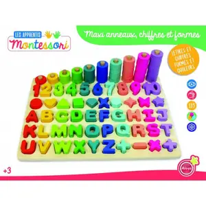 Wooden letters and numbers building set Aloya Maxi Set image-0