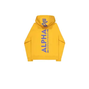 Printed hooded sweatshirt on the back Alpha Industries image-1