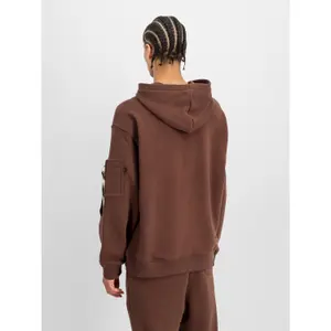 Kapuzensweatshirt Alpha Industries DTM Mid Logo coupe ample image-4