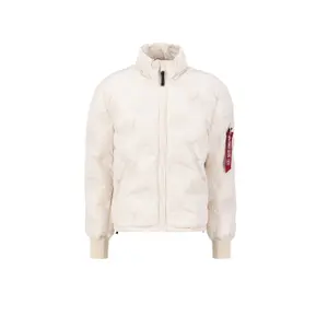 Hooded logo bomber jacket Alpha Industries image-0
