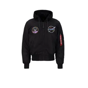 Dark hooded bomber Alpha Industries MA-1 VF image-0
