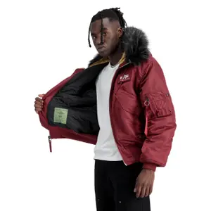 Bombardeiro com capuz personalizado Alpha Industries 45P image-4