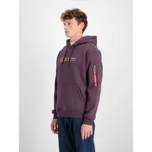 Hooded sweatshirt Alpha Industries Alpha Label image-1