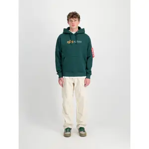 Hooded sweatshirt Alpha Industries Alpha Label image-1