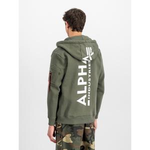 Zip-up hoodie Alpha Industries Back Print image-3