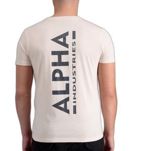 T-shirt bedrukt op de rug Alpha Industries image-1