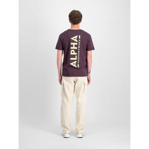 T-shirt met print op de achterkant Alpha Industries image-1