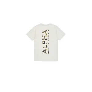 Koszulka z nadrukiem na plecach Alpha Industries image-0