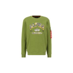 146306-714-sweatshirt-alpha-industries-college-camo-mosgroen