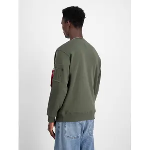 Bluza z małym logo Alpha Industries 3D image-3