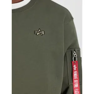 Bluza z małym logo Alpha Industries 3D image-4