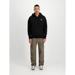 Huvtröja med liten logga Alpha Industries Basic TPU image-1