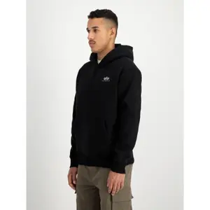 Huvtröja med liten logga Alpha Industries Basic TPU image-2