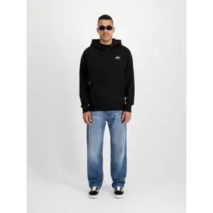 Huvtröja med liten logga Alpha Industries Basic TPU image-1