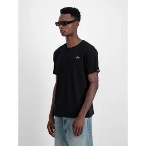 Camiseta con pequeño logo Alpha Industries 3D image-1