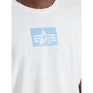 T-shirt com logo em cetim Alpha Industries image-4