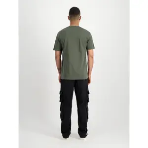 T-shirt com logo em cetim Alpha Industries image-2