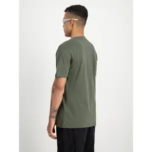 T-shirt com logo em cetim Alpha Industries image-3