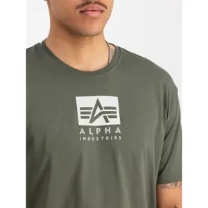 T-shirt com logo em cetim Alpha Industries image-4